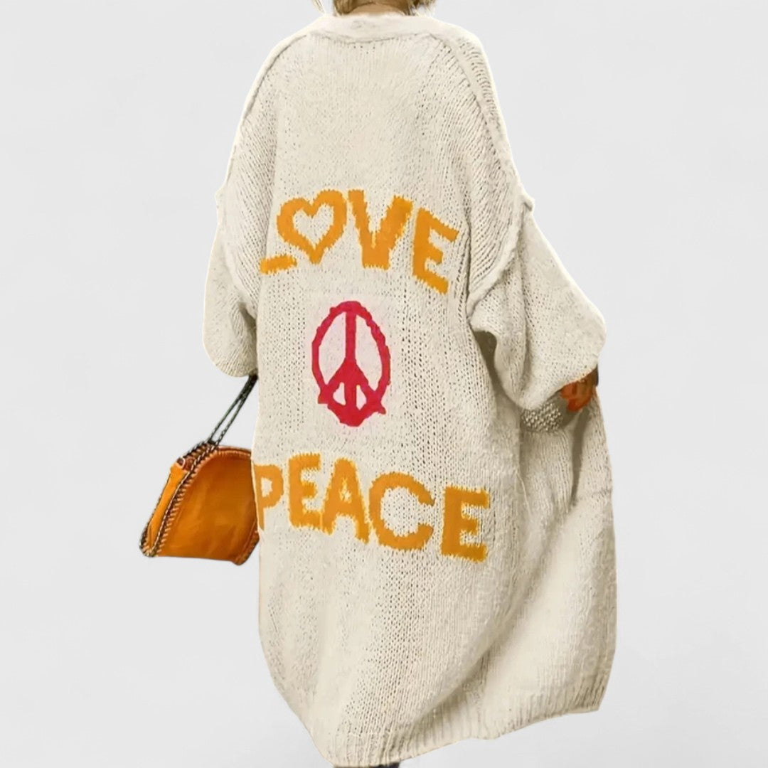 Giovanna  - Patchwork Knitted Cardigan