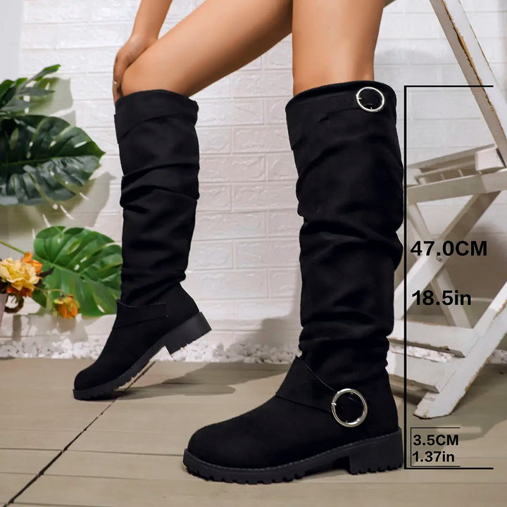 Lizelle elegant knee-high boots