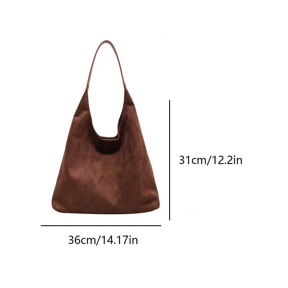 Amelia | Elegant Suede Shoulder Bag