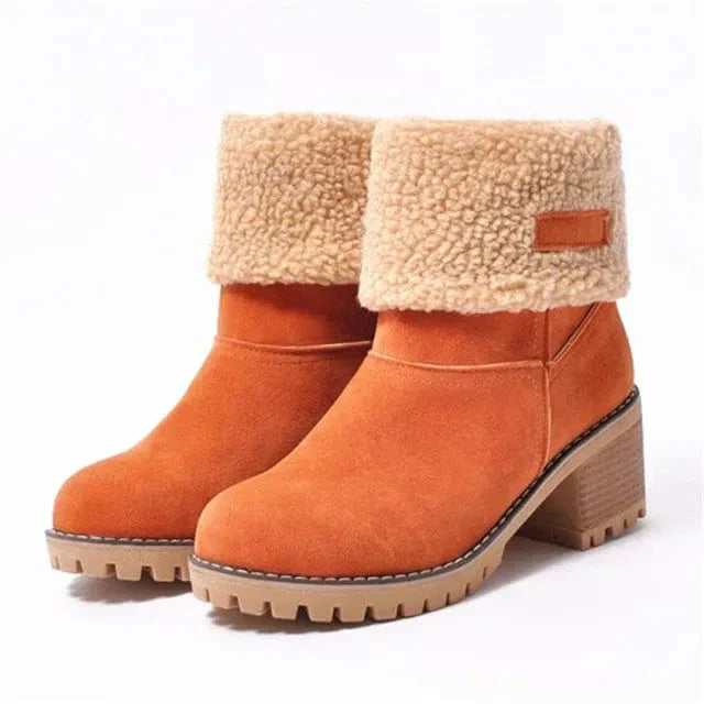 Ella | Mid-Calf Wool Boots for an Elegant and Comfortable Style