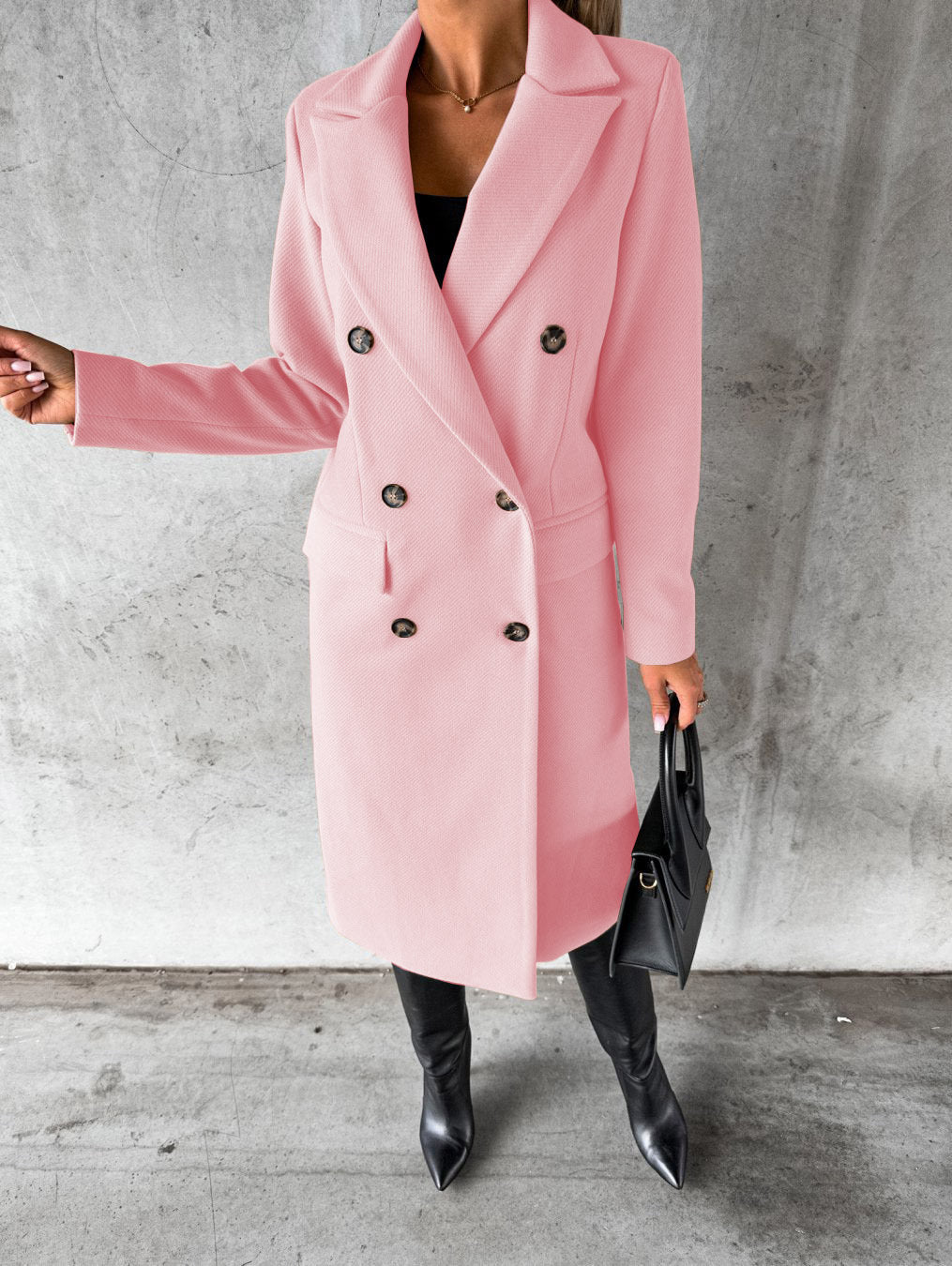 Estelle - Classic Elegant Long Coat
