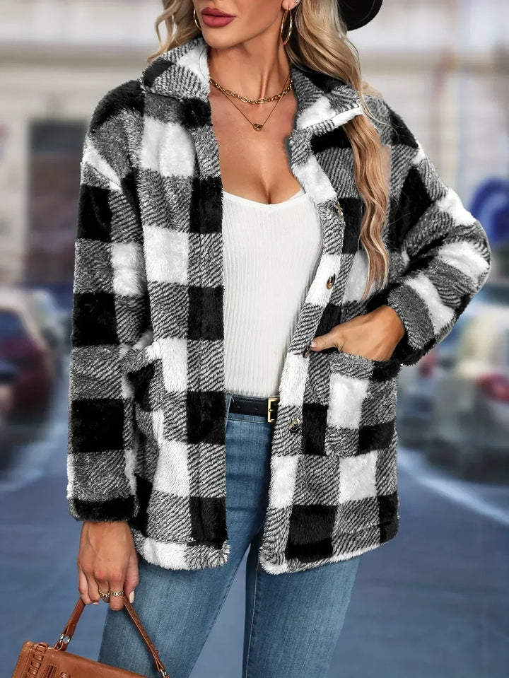 Victoria | Casual Plaid Jacket