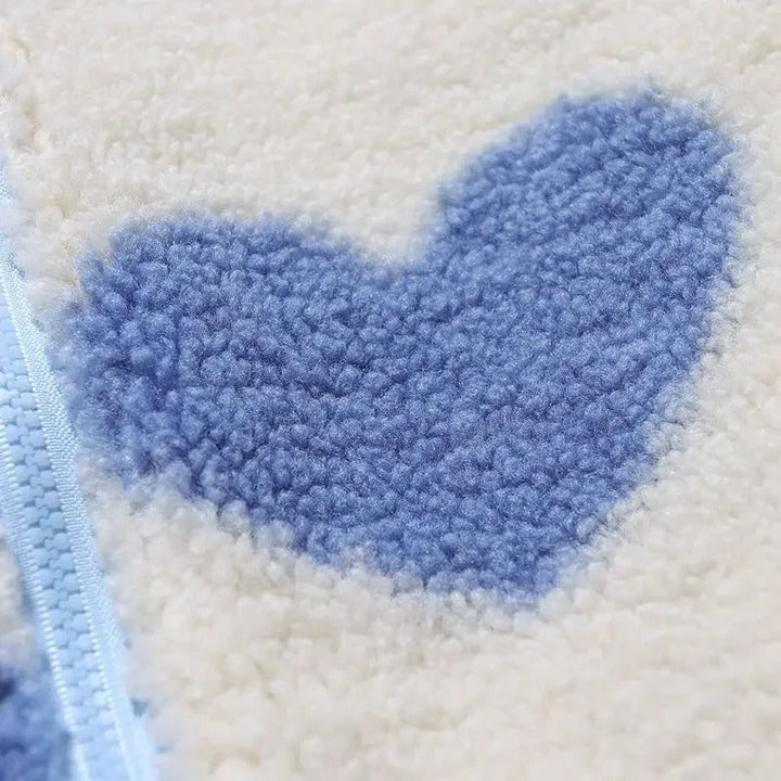 Dianne – Reversible Heart-Print Comfort Jacket