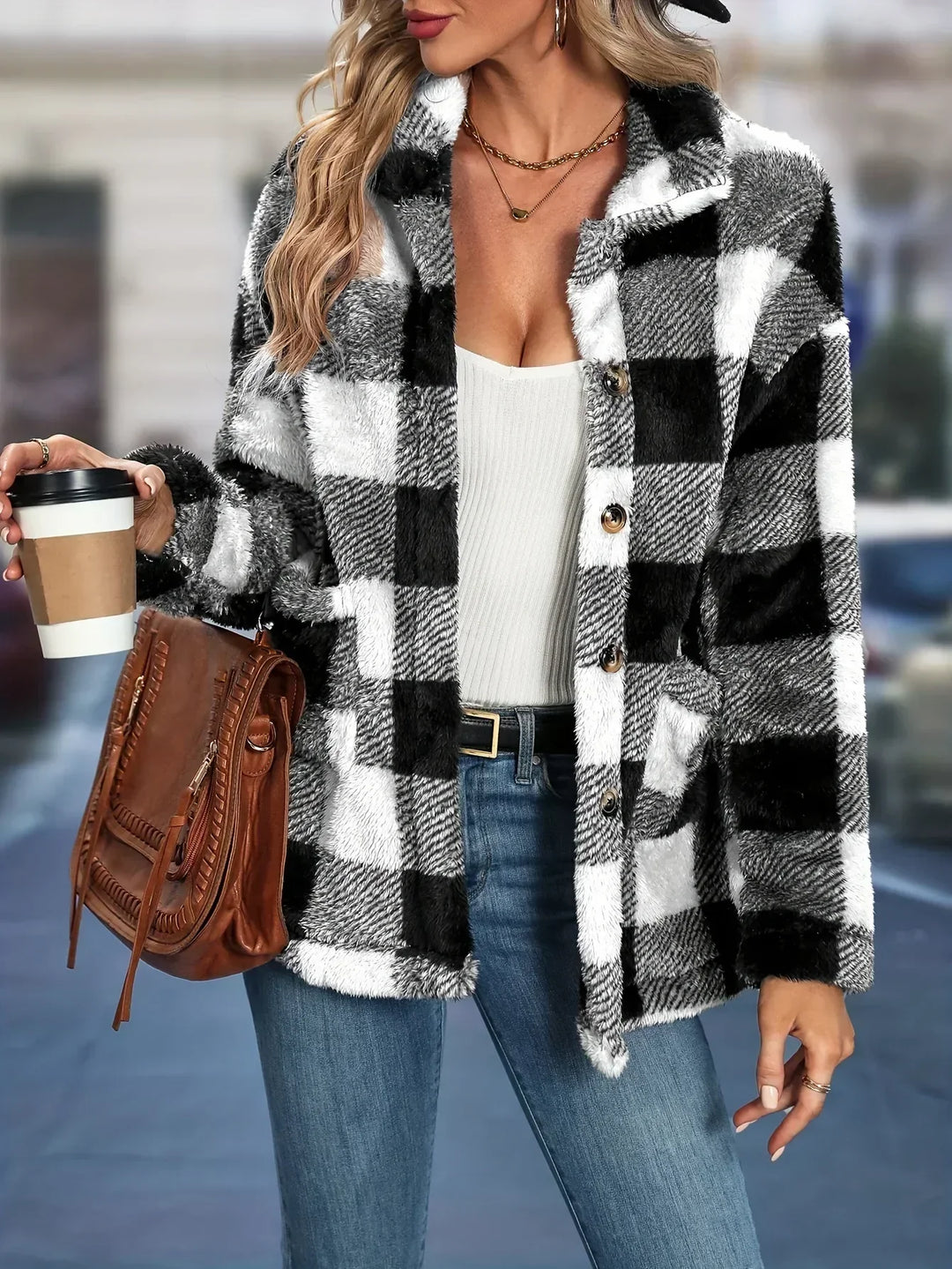 Victoria | Casual Plaid Jacket