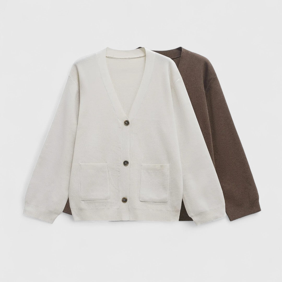 Etta– V-Neck Knitted Cardigan