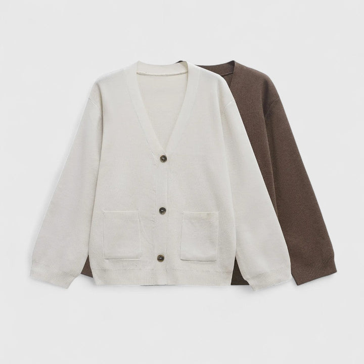 Etta– V-Neck Knitted Cardigan