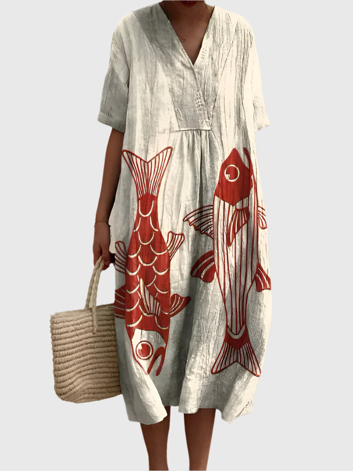 Pauline - Patterned Summer Dress