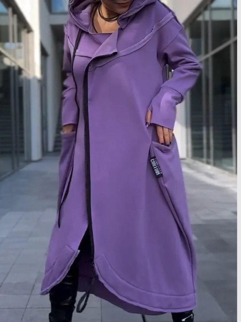 Evelisse | Long Zip Hoodie