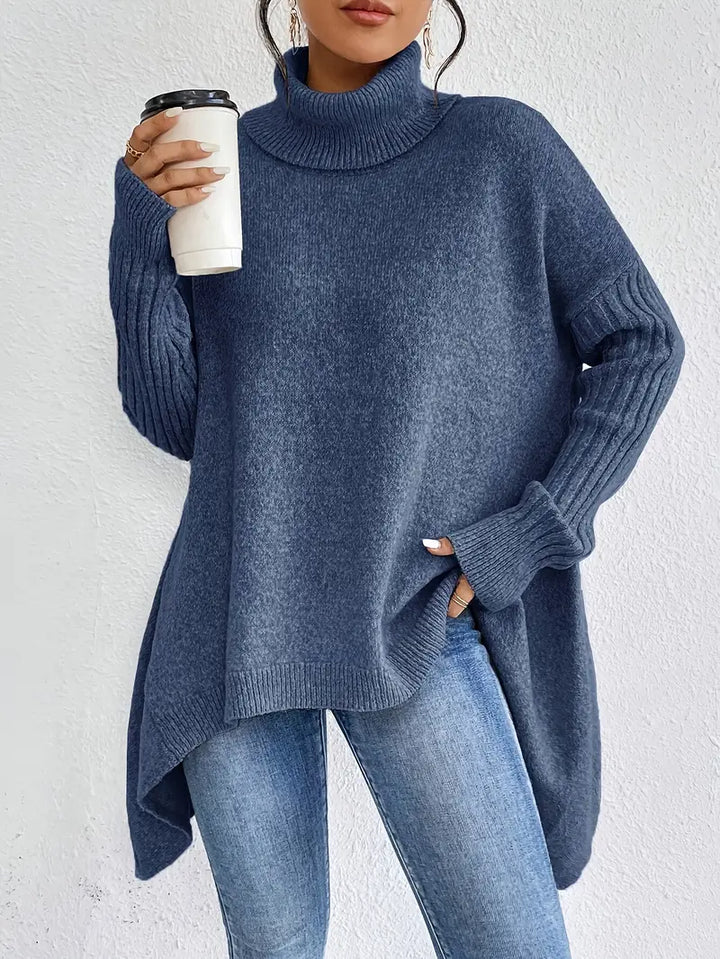 Genevieve | Elegant Long Turtleneck Sweater for Classic Warmth