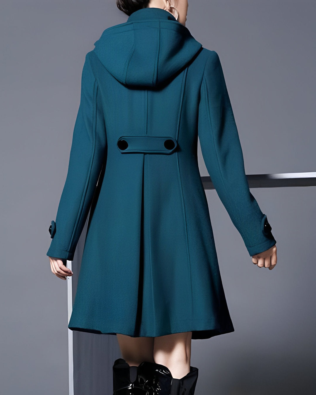 Adele  - Elegant Jacket with Double Pockets and Hood