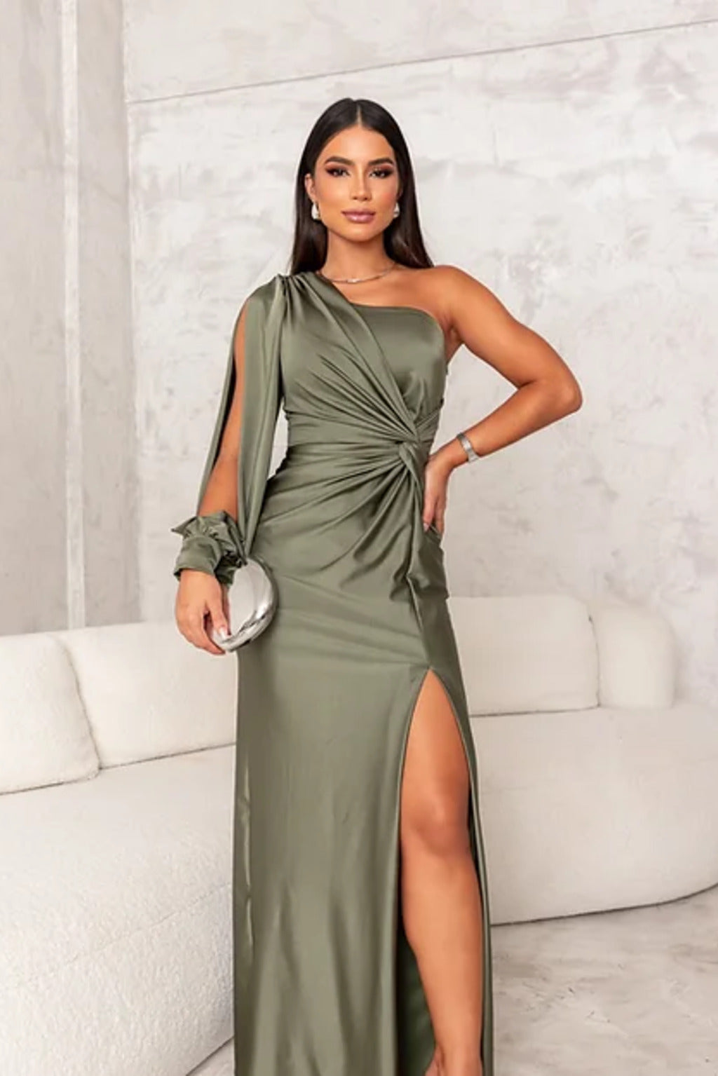Natasha - Elegant Evening Dress With One Shoulder For Women