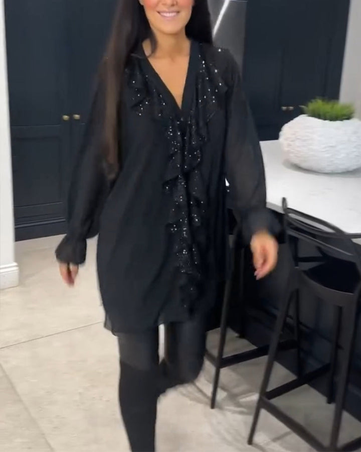 Mya | Ruffled Blouse with Elegant Style