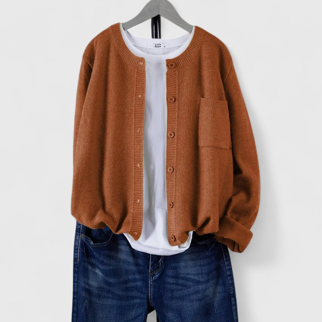 Eira - Casual Button-Up Cardigan