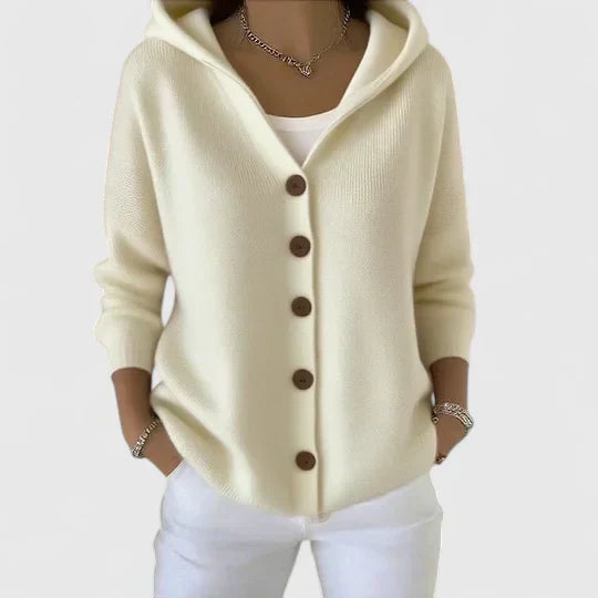 Lila | Soft Knit Hoodie Cardigan