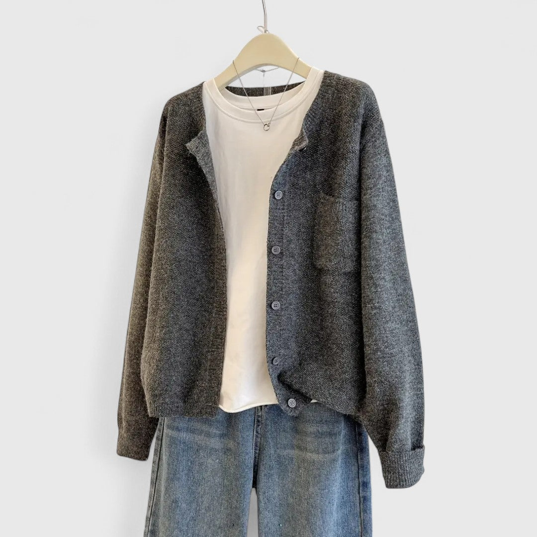 Eira - Casual Button-Up Cardigan