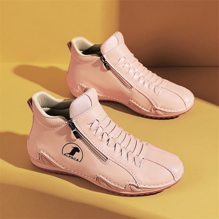 Juniper – All-Weather Comfort Shoes with Zip Closure