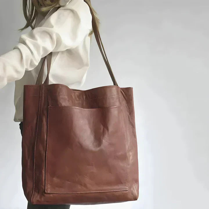 Florence | Classic Leather Tote for Everyday Elegance