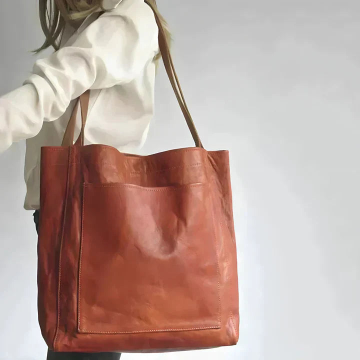 Florence | Classic Leather Tote for Everyday Elegance