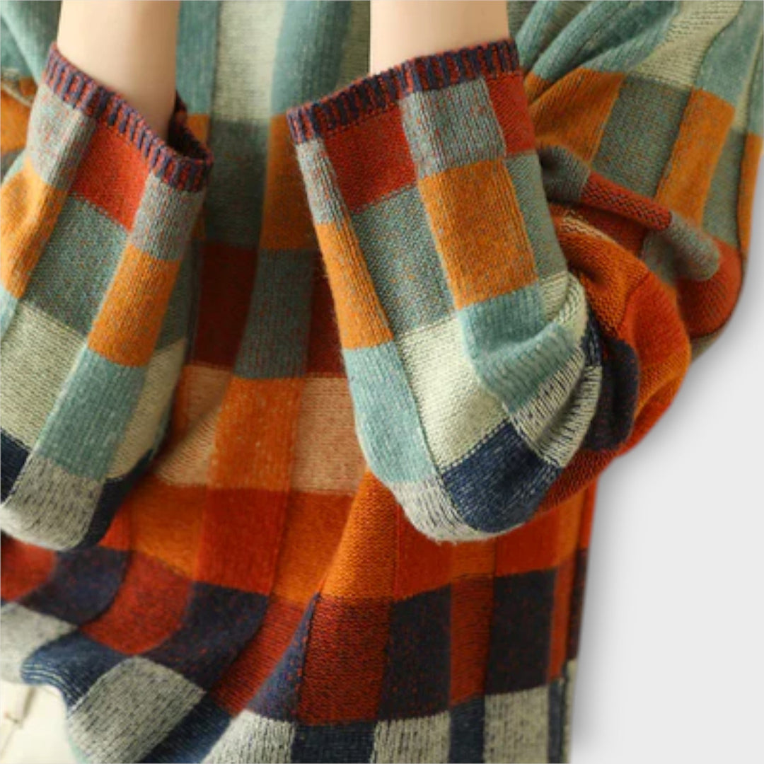 Eliza | Stylish Patchwork Comfortable Pullover