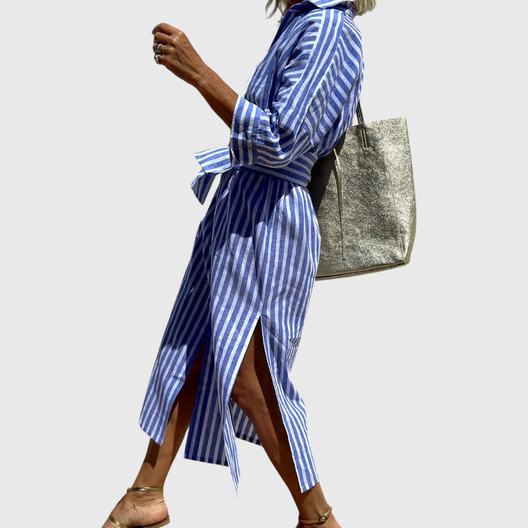 Annamay - Elegant striped shirt dress