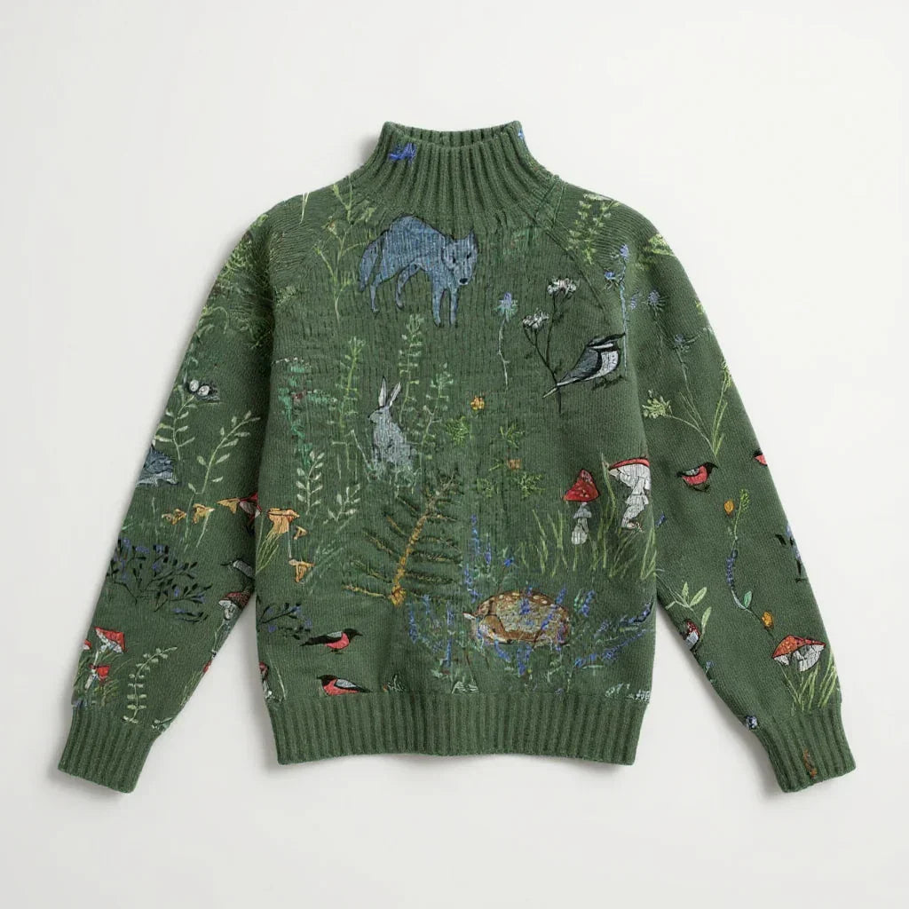 Harriet-Anne | Forest-Inspired Cozy Knit Sweater