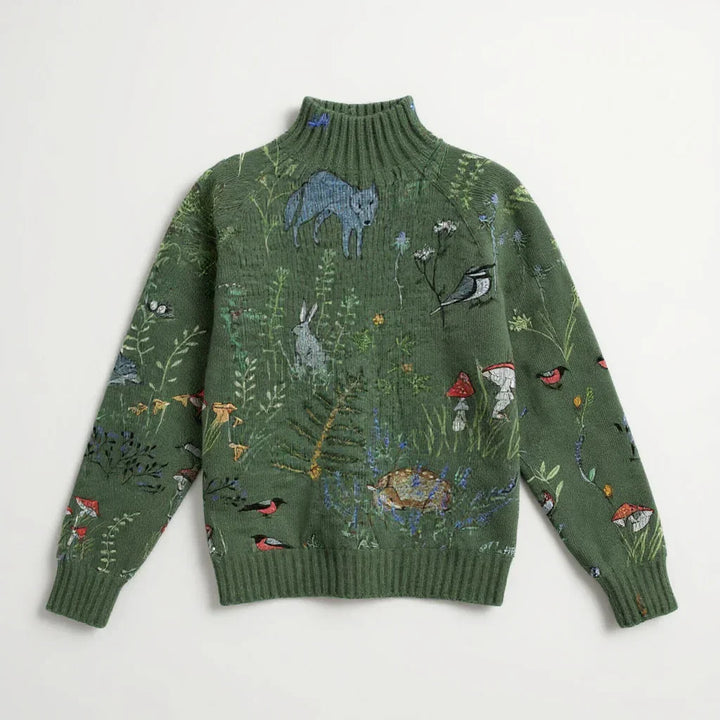 Harriet-Anne | Forest-Inspired Cozy Knit Sweater