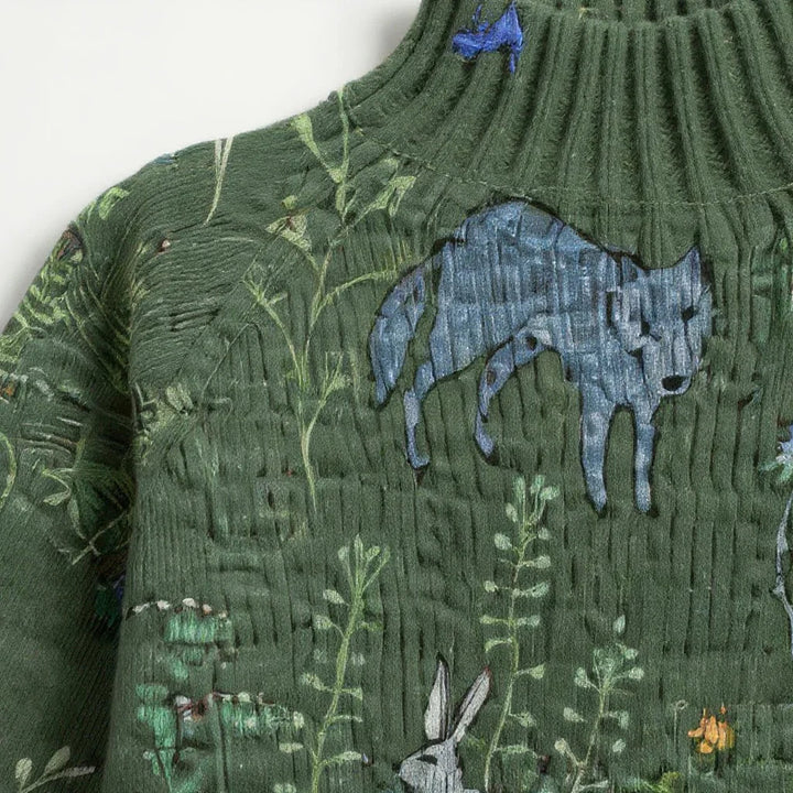 Harriet-Anne | Forest-Inspired Cozy Knit Sweater