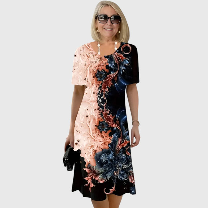 Harriet – Relaxed Floral Midi Dress