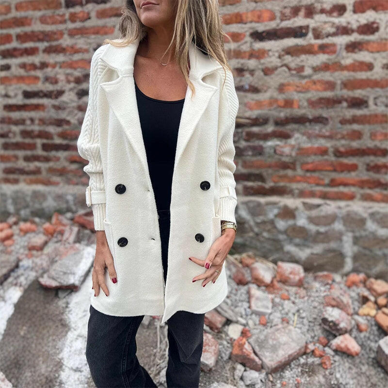 Cilla™ | Mid-Length Double-Breasted Coat